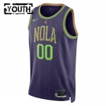 New Orleans Pelicans Trikot Benutzerdefinierte Nike 2024-25 City Edition Lila Swingman - Kinder